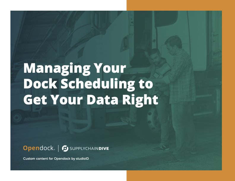 Managing Your Dock Scheduling to Get your Data Right-Frontpage